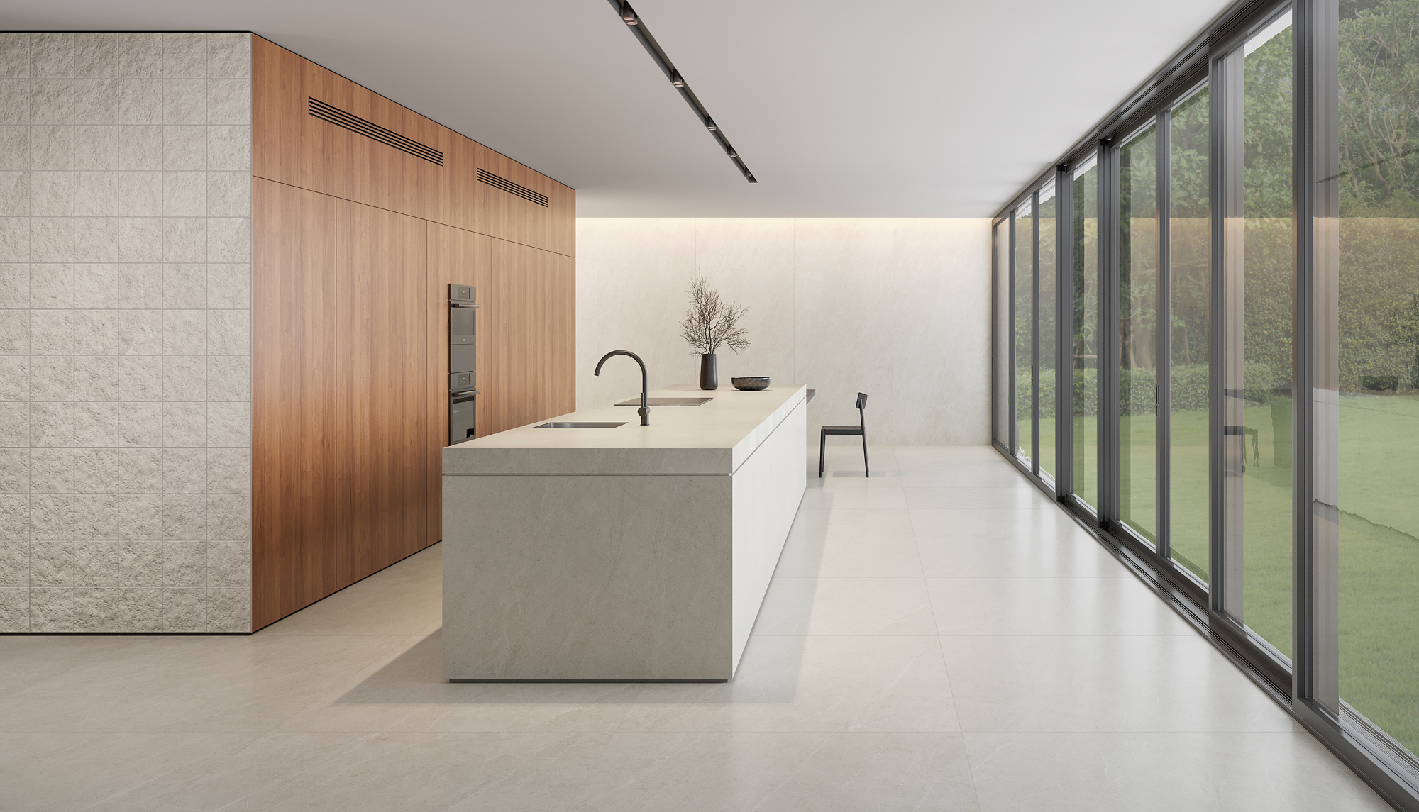 Modern exterior landscape