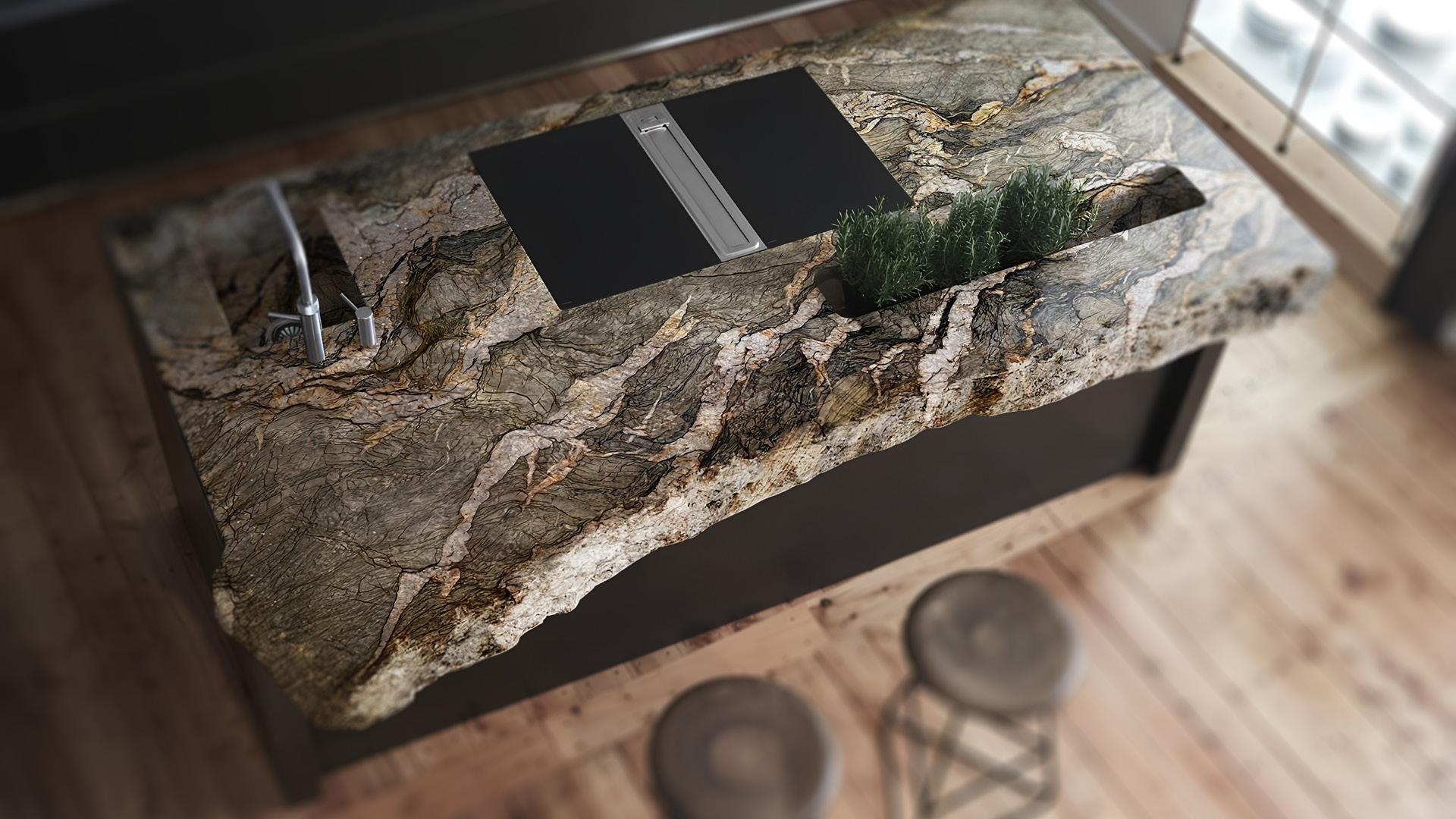 Sculptural Table Feature