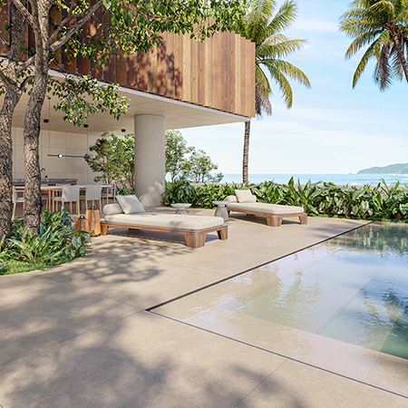 Solid porcelain texture