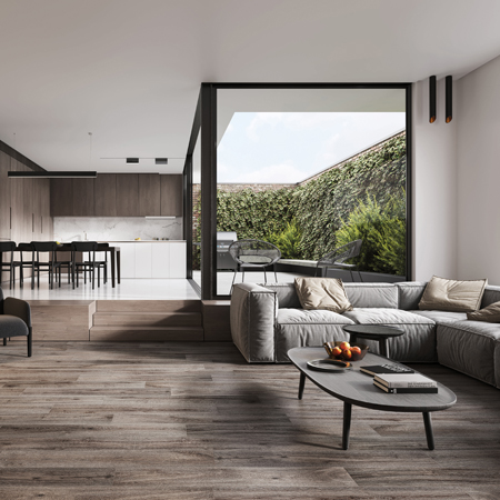 Large format porcelain