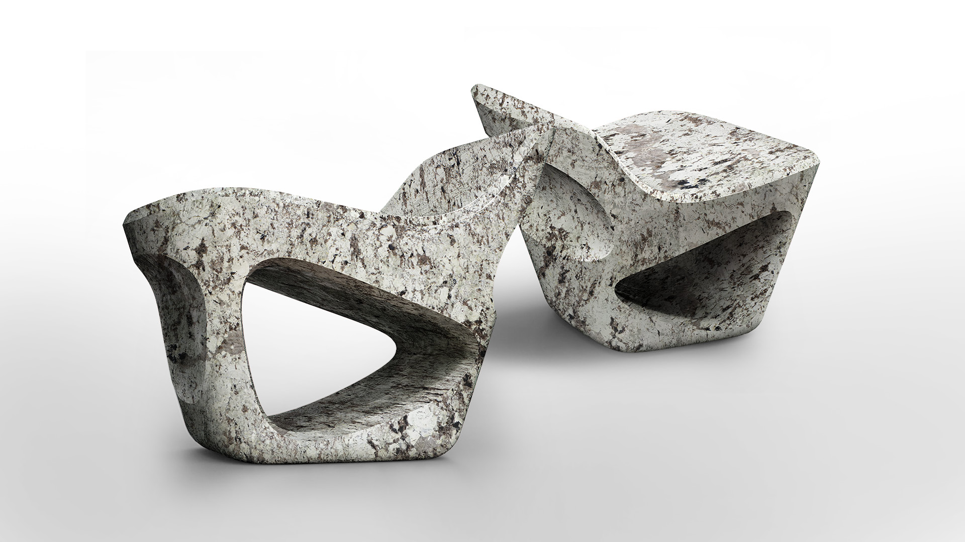 Monolith I sculptural stone detail